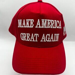 Trump MAGA Hat Make America Great Again Red Mesh Trucker Hat Snapback Cap